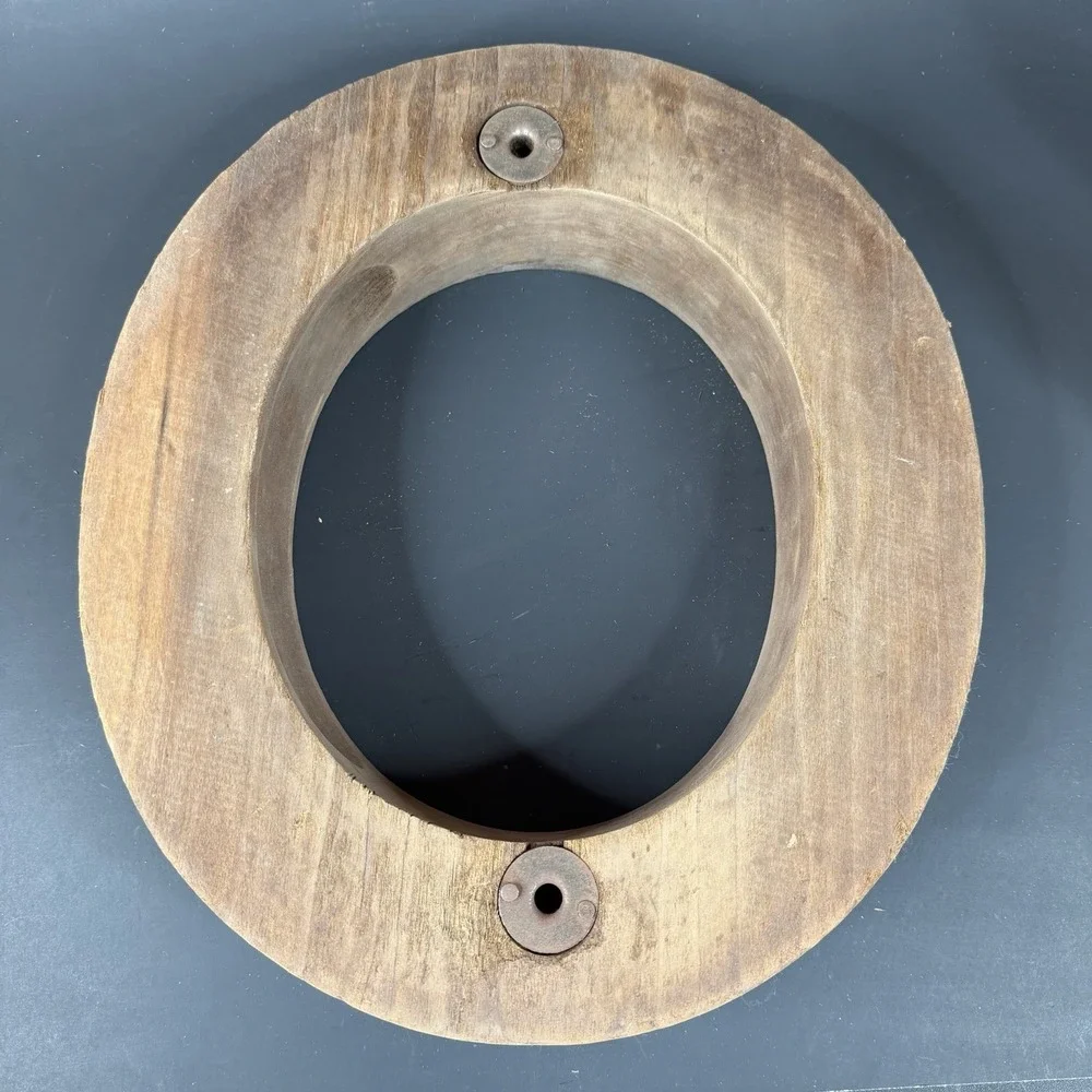 Vtg Hatters Supply House Industrial Wooden Millinery Hat Mold Block Form #17
